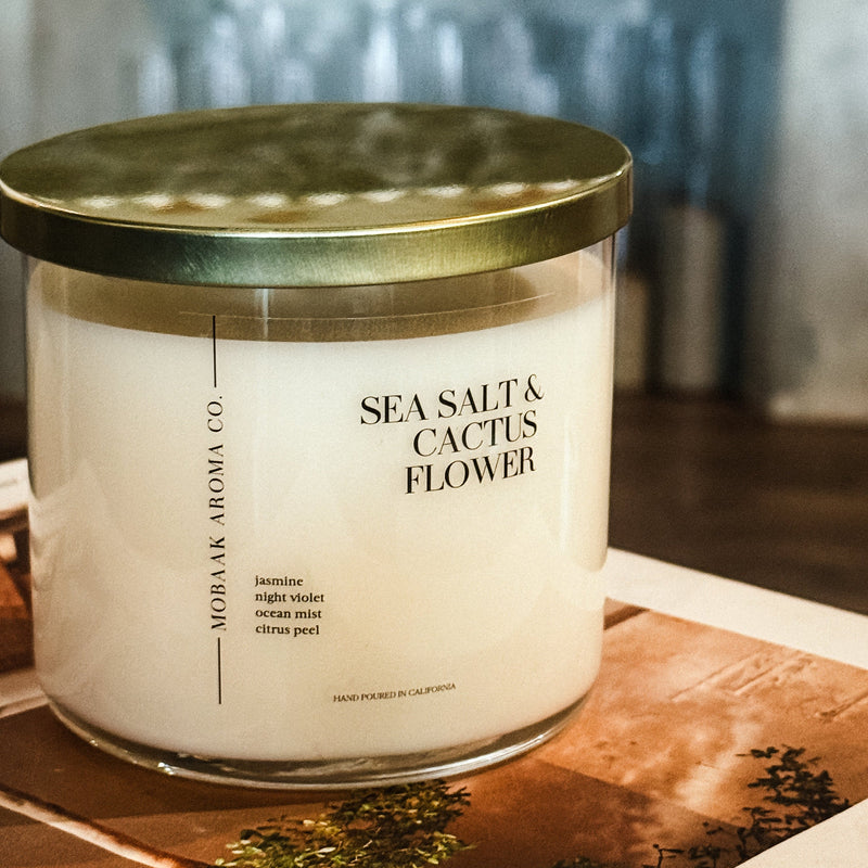 Sea Salt & Cactus Flower Candle